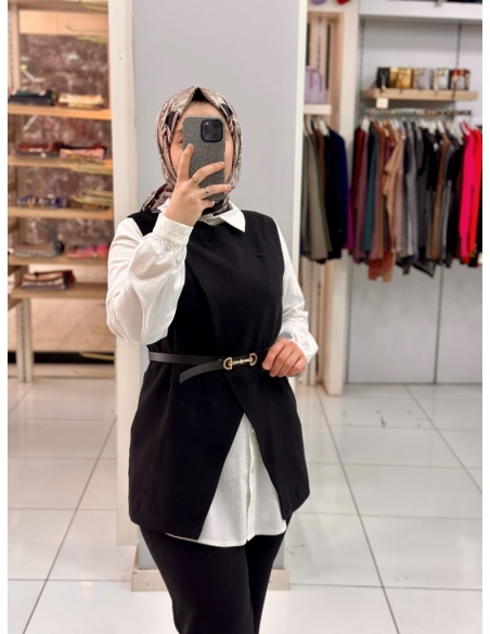 Levidor Yelekli Takım 100668 siyah