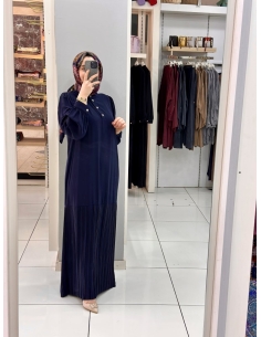 Levidor Plise Elbise 330183 laci