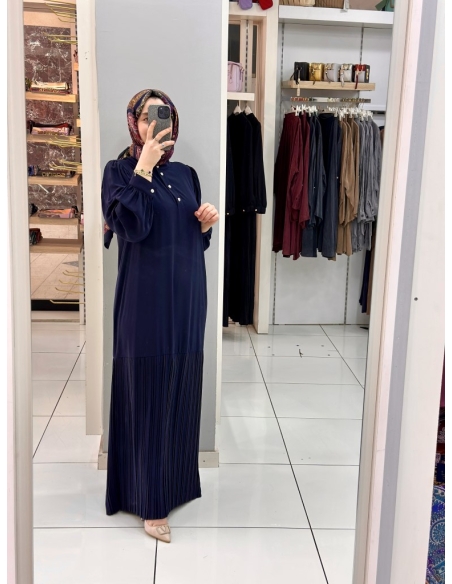 Levidor Plise Elbise 330183 laci