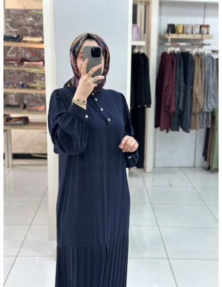 Levidor Plise Elbise 330183 laci