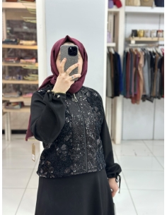 Levidor Payetli Takım 131011 siyah 2