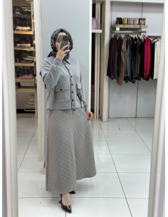 Levidor Kapitoneli Oysho Takım 100588 gri