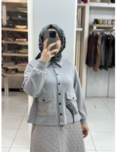 Levidor Kapitoneli Oysho Takım 100588 gri 2