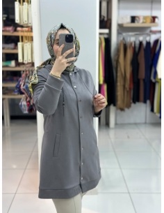 Elif Ergün Süet Kap 3113 gri