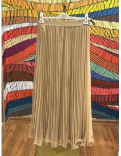 Tütülü Misinalı Etek  2332 CAMEL