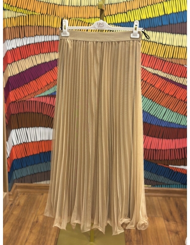 Tütülü Misinalı Etek  2332 CAMEL