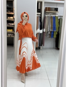 N Prive Plise Takım18031 TURUNCU