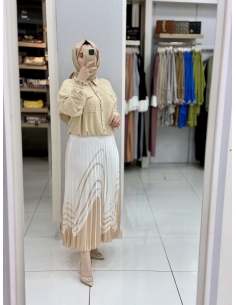 N Prive Plise Takım18031 BEJ