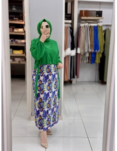 N Prive Plise Takım 18036 YEŞİL