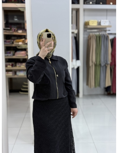 Levidor Dantelli İkili Takım 131017 siyah