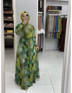 Levidor Kampanyalı Elbise yeşil