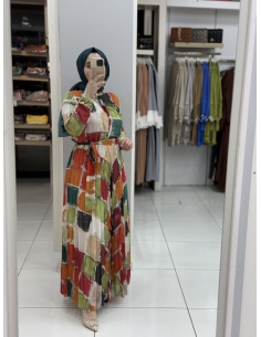 Levidor Kampanyalı Elbise oranj