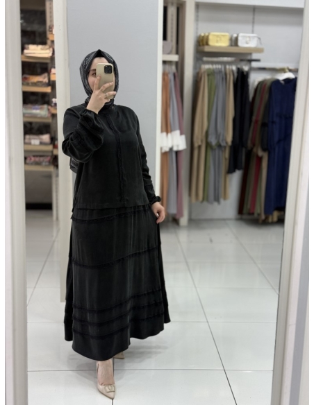 Levidor Fistolu İpek Cupra Takım 131029 SİYAH