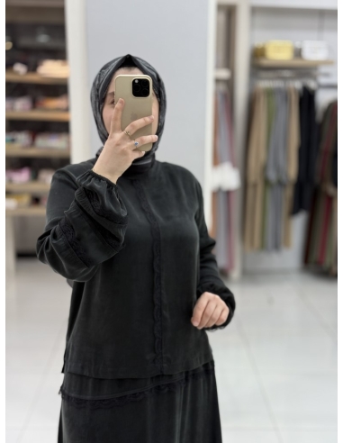 Levidor Fistolu İpek Cupra Takım 131029 SİYAH