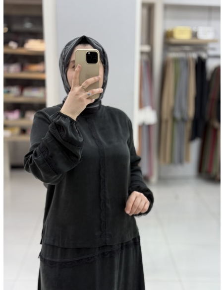 Levidor Fistolu İpek Cupra Takım 131029 SİYAH