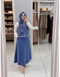 N Prive F18069 Kot Takım Mavi