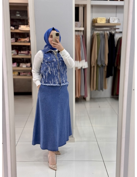 N Prive F18069 Kot Takım Mavi