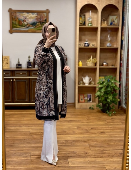 Levidor 2li Kimono Takım 260031 kahve
