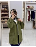 N PRİVE KARGO CEP TRENÇ HAKİ