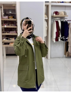 N PRİVE KARGO CEP TRENÇ HAKİ