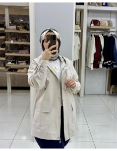 N PRİVE KARGO CEP TRENÇ N14258  BEJ