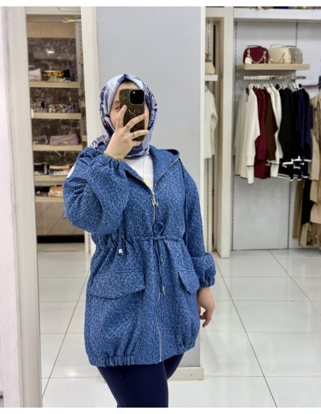 N PRİVE F14267 DOĞAL KUMAŞ TRENÇ