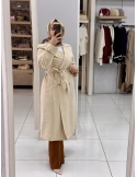 N PRİVE KRUVAZE TRENÇ N14006 BEJ