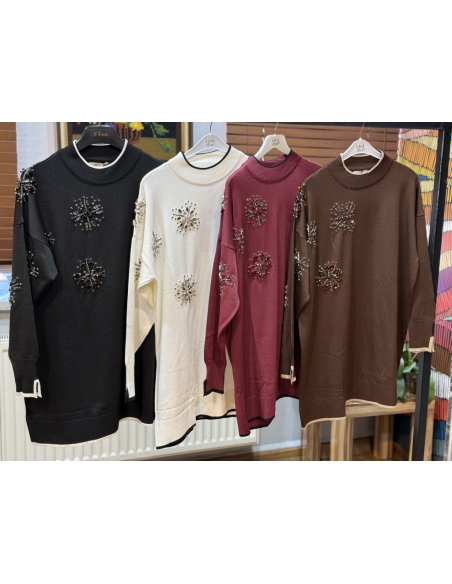 N PRİVE F17044 MERSERİZE TUNİK