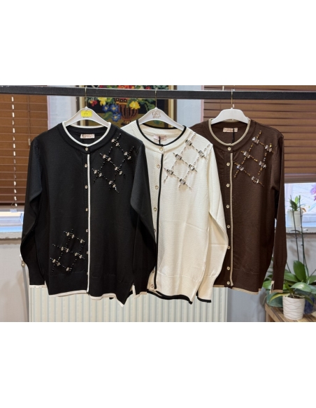 N PRİVE F17029 AKSESUAR DET KISA HIRKA