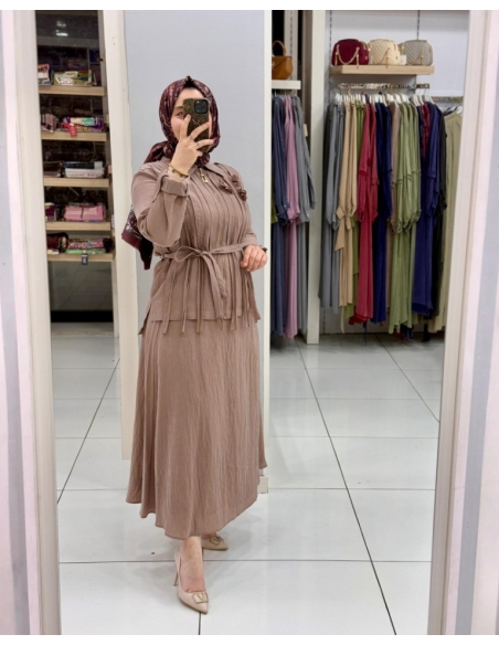 LEVİDOR ÖNÜ DİLİM DET TAKIM 131032 KAHVE