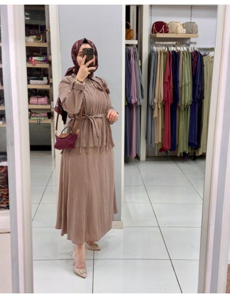 LEVİDOR ÖNÜ DİLİM DET TAKIM 131032 KAHVE