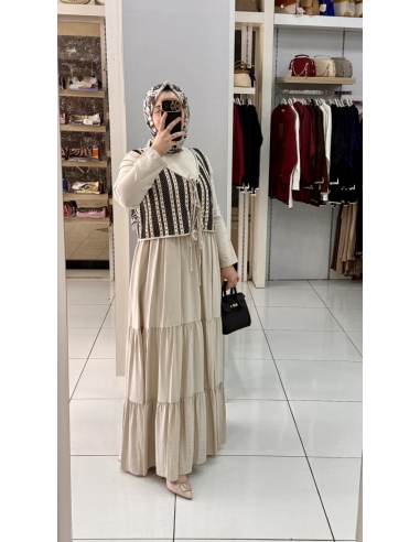 LEVİDOR YELEKLİ ELBİSE 330295