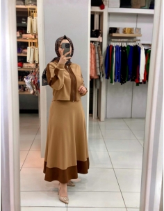 Levidor Nubuk Detaylı Takım 100666 camel