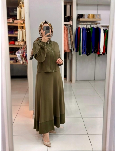 Levidor Nubuk Detaylı Takım 100666 haki