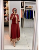 Levidor Nubuk Detaylı Takım 100666 bordo