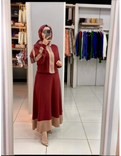 Levidor Nubuk Detaylı Takım 100666 bordo