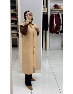 Levidor Kapitone Yelek 710028 CAMEL