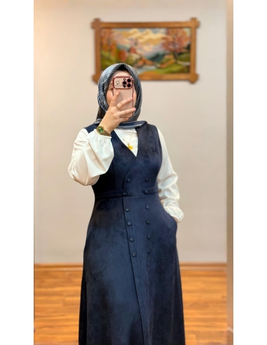 ALVİNA SÜET JİLE ELBİSE 45947 LACİ