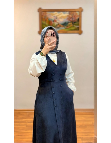 ALVİNA SÜET JİLE ELBİSE 45947 LACİ