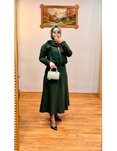 N PRİVE F14250 RİBANA DET TAKIM PETROL YEŞİL