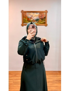 N PRİVE F14250 RİBANA DET TAKIM PETROL YEŞİL 2