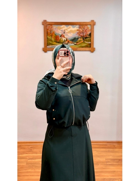 N PRİVE F14250 RİBANA DET TAKIM PETROL YEŞİL