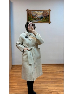 KAYRA %62 HAKİKİ YÜN PREMİUM KAŞE KABAN 17032E TAŞ