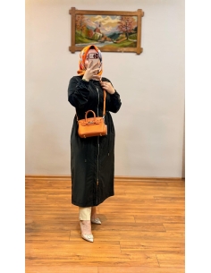 LEVİDOR TRENÇ SİYAH 530085 2