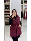 ŞİŞME YELEK BORDO