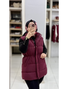 ŞİŞME YELEK BORDO