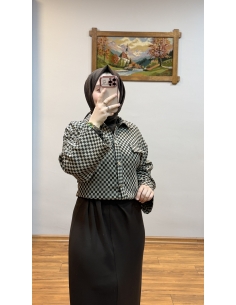 N PRİVE F14265 ÇITÇIT DET CEKET KAHVE 2