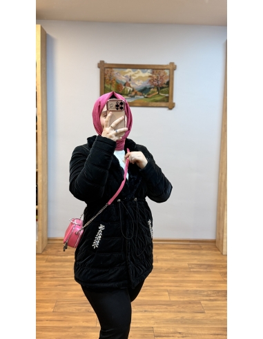 N PRİVE ŞİŞME MONT N14145 SİYAH