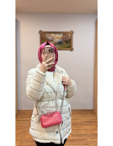 N PRİVE ŞİŞME MONT N14145 BEYAZ