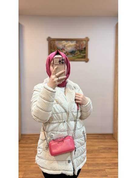 N PRİVE ŞİŞME MONT N14145 BEYAZ